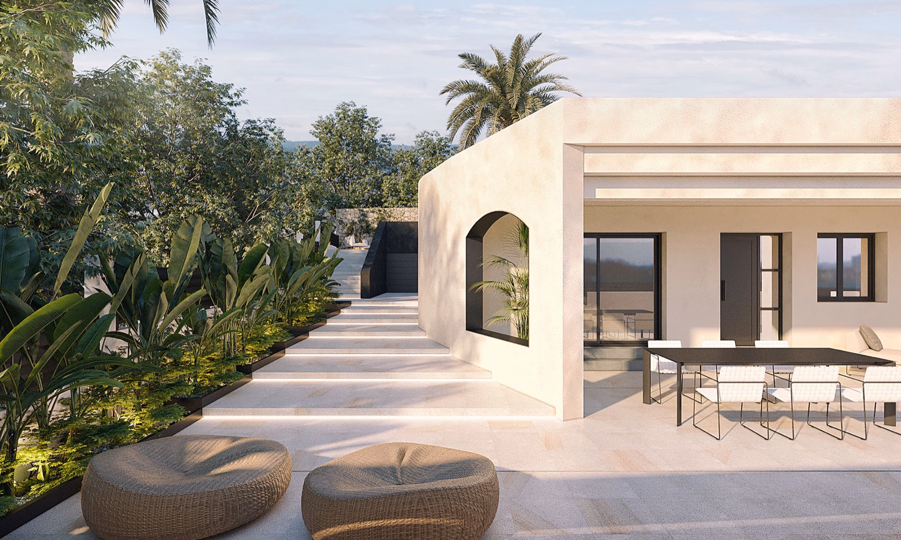 Proyecto residencial Berguedá integrado en el paisaje.