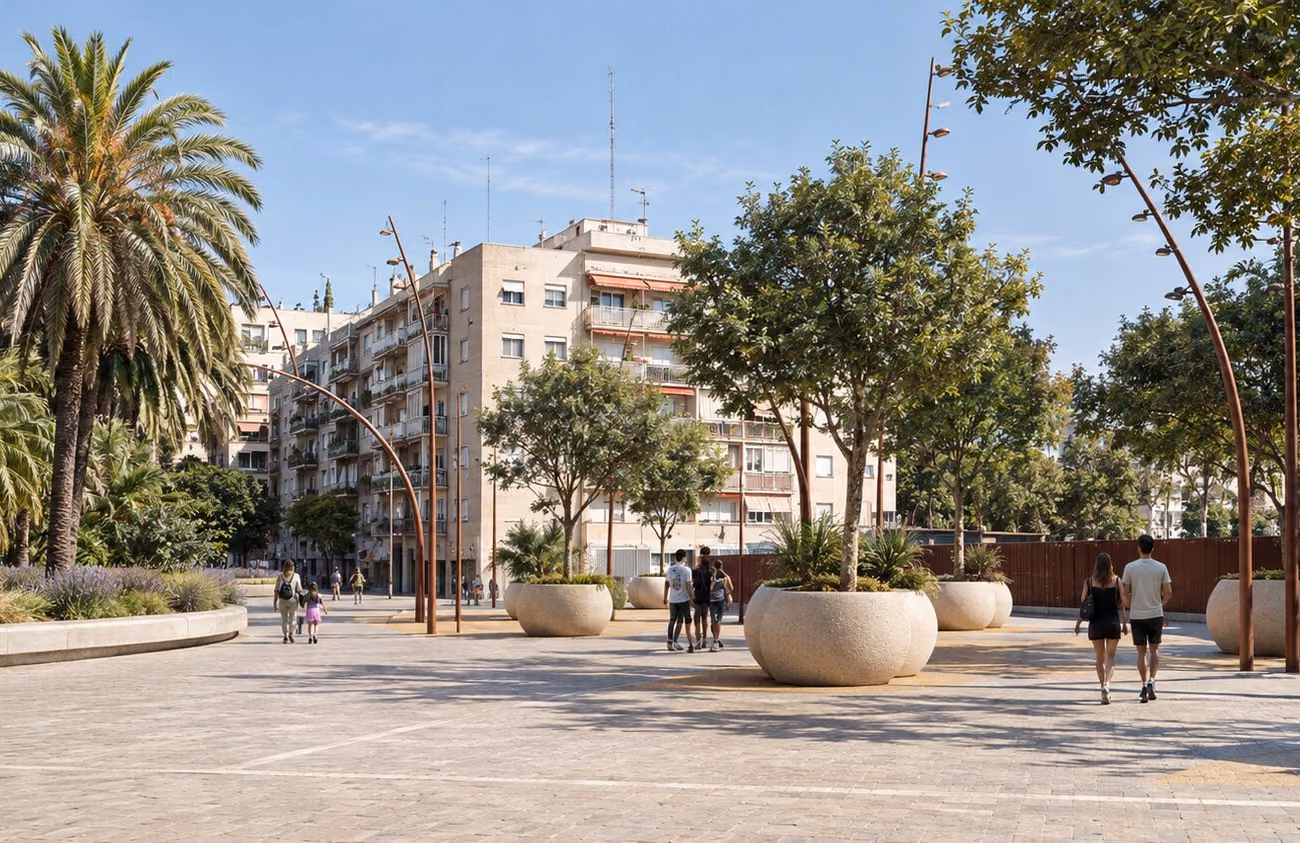 Proyecto de paisajismo y urbanización Orosi.