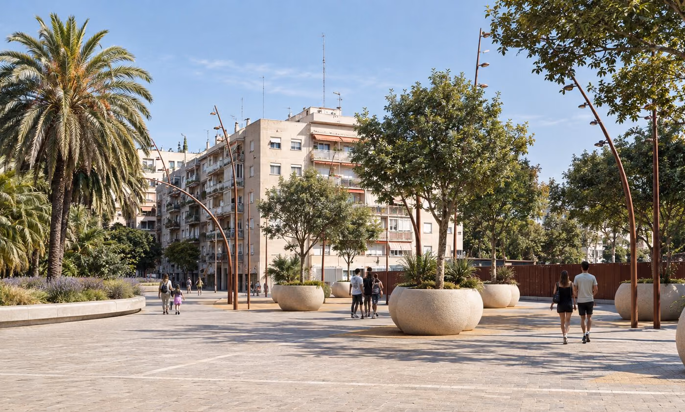 Proyecto de paisajismo y urbanización Orosi.