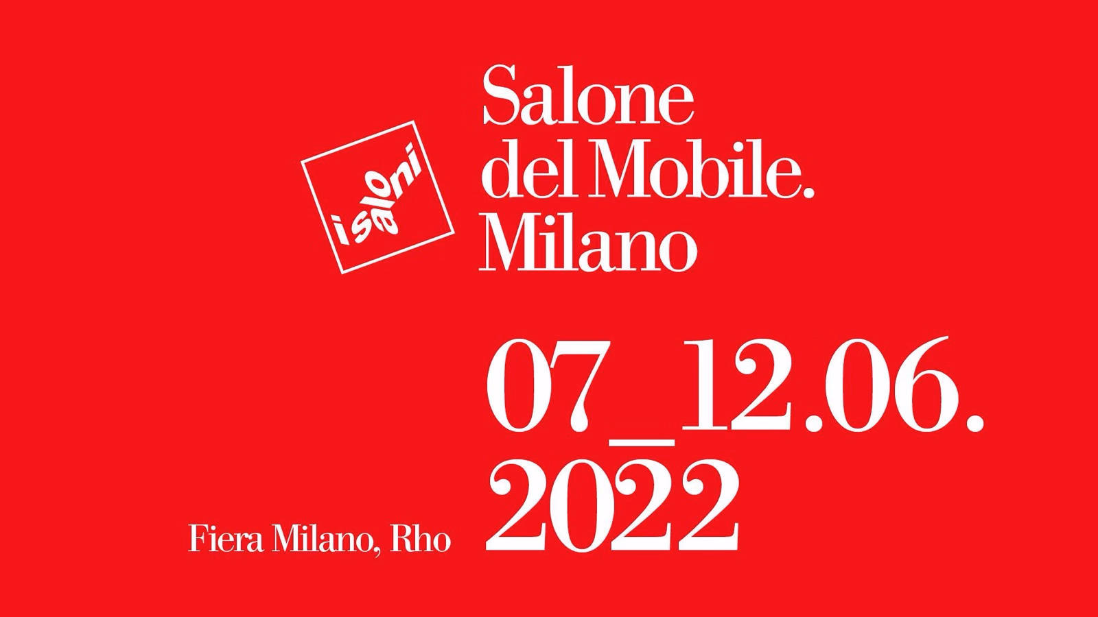 Salone del Mobile queda aplazado para el año 2022